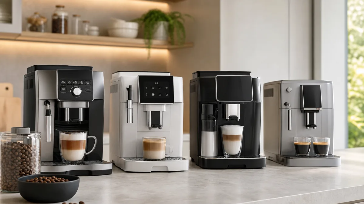 Cafeteras automáticas modernas para una guía calidad-precio